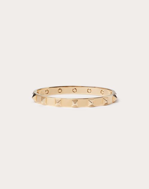 V Logo Mini Bangle in Gold - Valentino