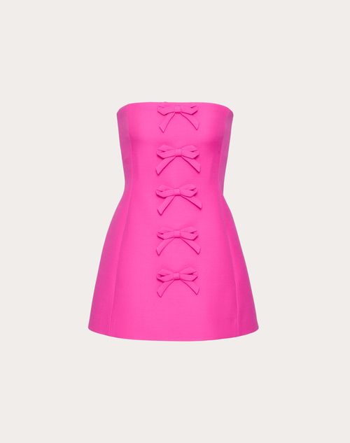 Valentino - Crepe Couture Short Dress - Pink Pp - Woman - Woman Ready To Wear Sale