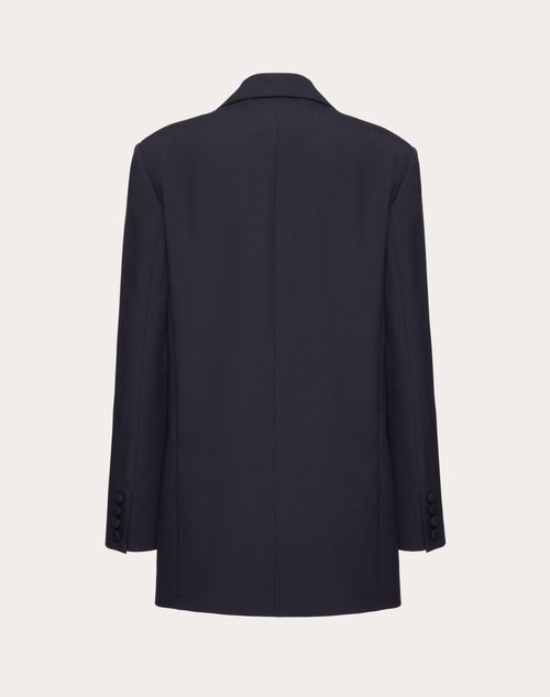 Valentino - Wool Jacket - Navy - Woman - Jackets And Blazers