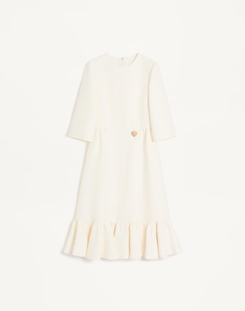 Valentino - Crepe Couture Midi Dress - Ivory - Woman - Dresses