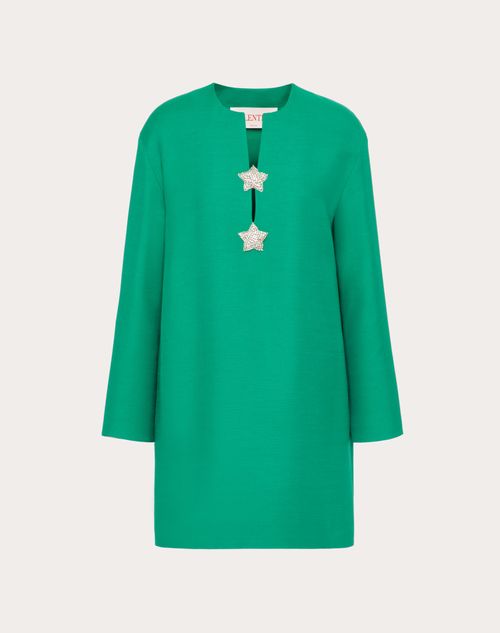 Valentino - Crepe Couture Dress - Green - Woman - Woman Ready To Wear Sale