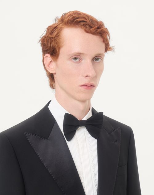 Valentino Garavani - Papillon Valentino In Cotone - Nero - Uomo - Accessori Tessili