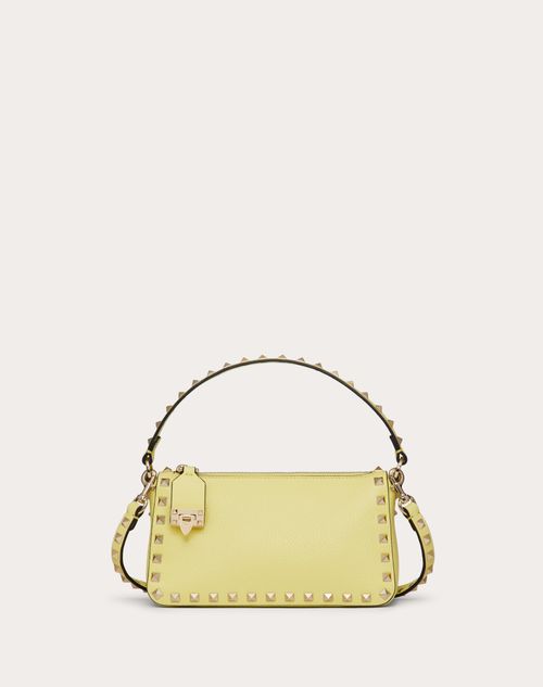 Shop Valentino Garavani Small Rockstud Leather Crossbody Bag