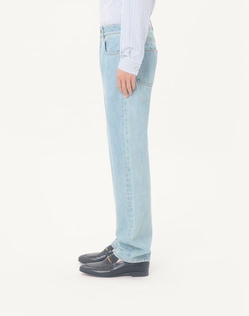 Valentino - Valentino Denim Trousers - Denim - Man - Denim