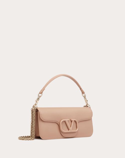 Valentino Garavani - Locò Calfskin Shoulder Bag - Rose Cannelle - Woman - Shoulder Bags