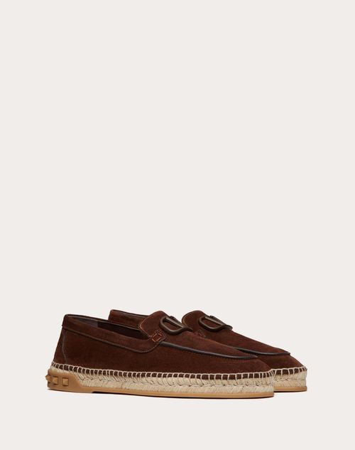 Valentino Garavani - Leisure Flows Espadrilles In Split Leather - Fondant - Man - Shelf - M Shoes - Anywhere-leisure Flows