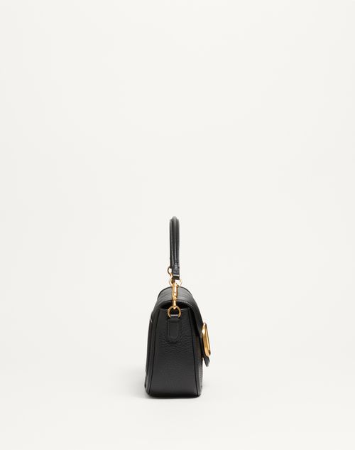 Valentino Garavani Alltime Shoulder Bag In Grainy Calfskin Valentino Garavani Alltime Shoulder Bag In Grainy Calfskin