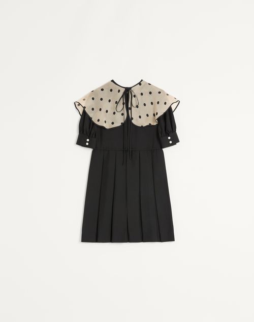 Valentino - Shantung Dress - Black - Woman - Woman Ready To Wear Sale