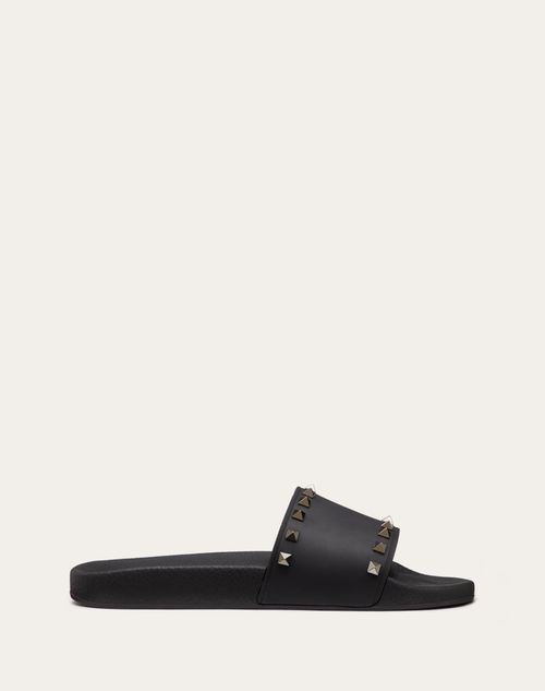 【VALENTINO】ロックスタッズ ラバー スライドサンダル VALENTINO ヴァレンティノ ロックスタッズ ラバー スライド
