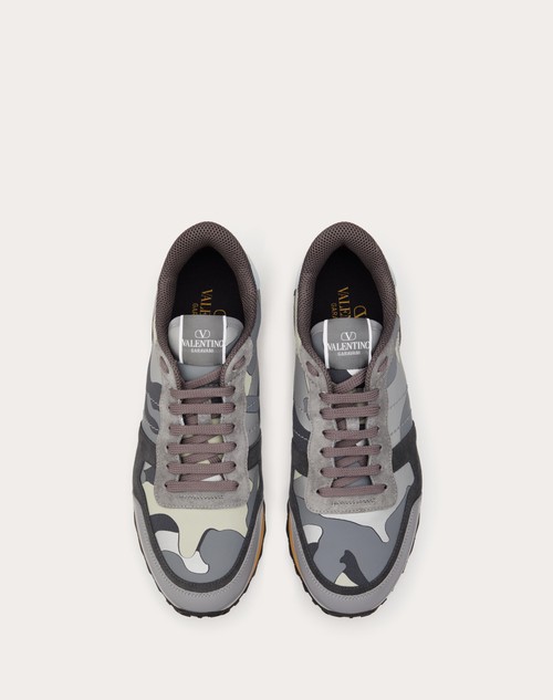 basket valentino homme camouflage