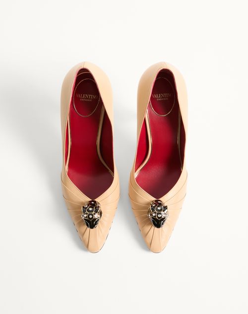 Valentino Garavani - Panthea Goatskin Pumps 105mm - Desert Beige - Woman - Pumps