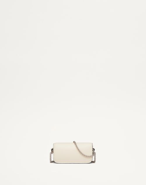 Valentino Garavani Locò Micro Bag With Chain And Jewel Logo Valentino Garavani Locò Micro Bag With Chain And Jewel Logo