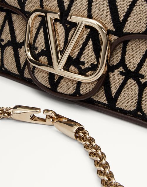 Schultertasche Valentino Garavani Locò Aus Toile Iconographe für 