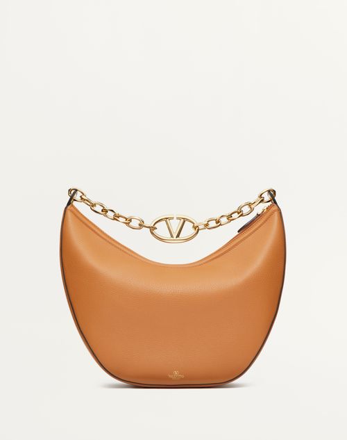 Vlogo Moon Medium Grainy Calfskin Hobo Bag With Chain for Vlogo Moon Medium Grainy Calfskin Hobo Bag With Chain for