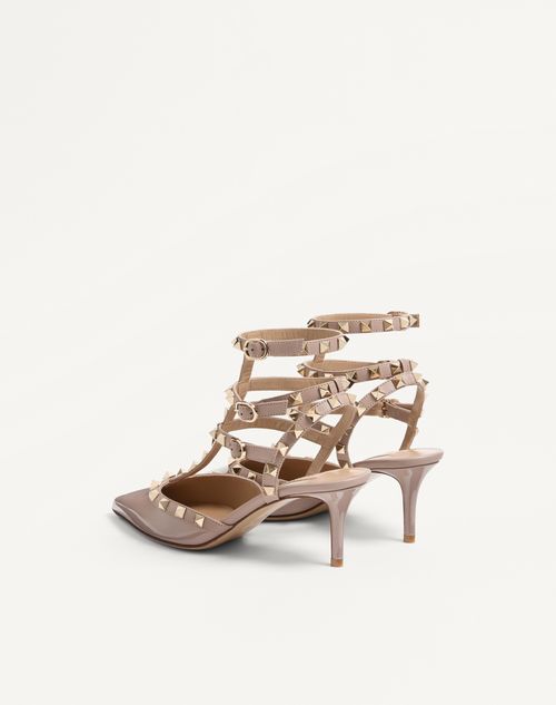 Valentino Garavani - Rockstud Caged Pump 65Mm - Poudre - Woman - Shoes
