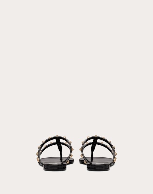 valentino rubber rockstud sandals