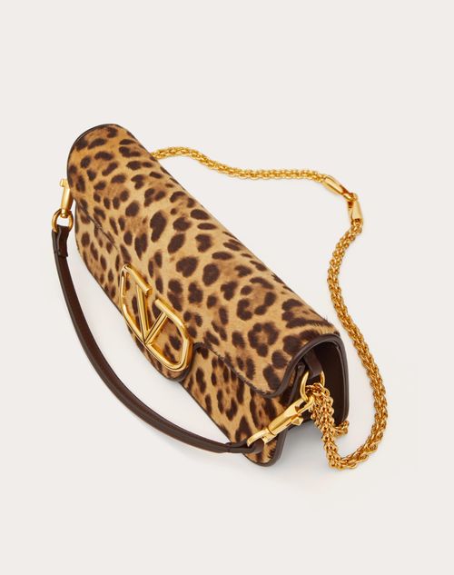 Loc Shoulder Bag In Pony Effect Animalier Calfskin for Woman in