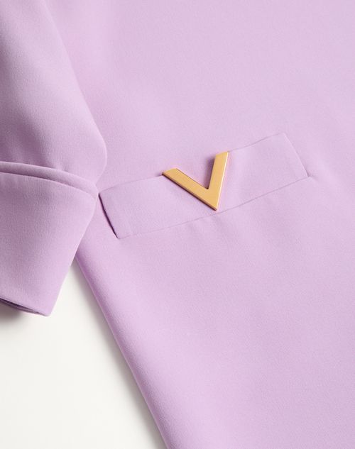 Valentino - Cady Couture Dress - Soft Wisteria - Woman - Woman Ready To Wear Sale