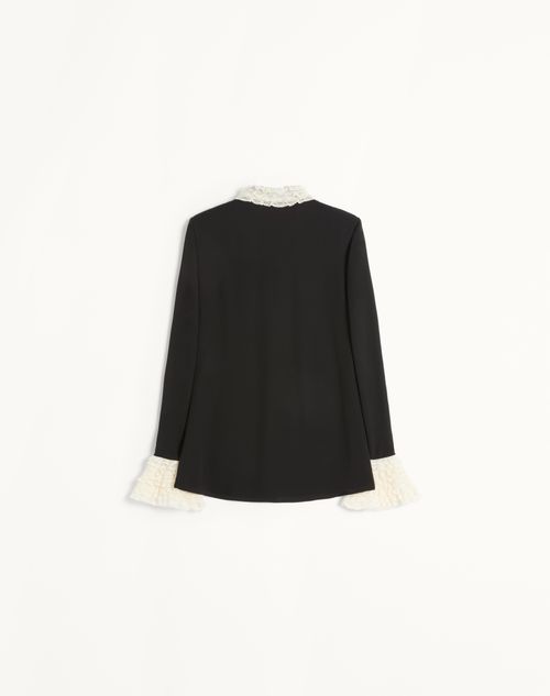 VALENTINO ヴァレンティノ　ノースリーブ　ブラウス　フリル VALENTINO - VALENTINO(バレンチノ) ノースリーブセーター