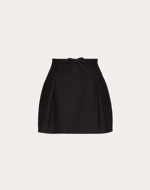 Valentino - Crepe Couture Skirt - Black - Woman - New Arrivals