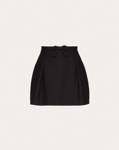 Valentino - Jupe En Crêpe Couture - Noir - Femme - Prêt-à-porter