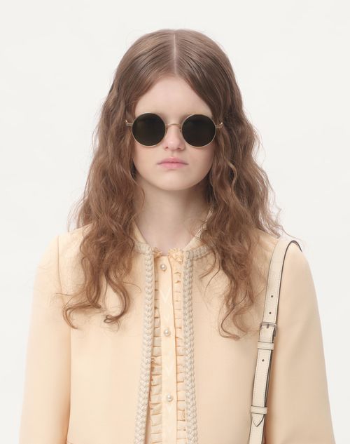Valentino - CHAQUETA DE CREPE COUTURE  - Abedul - Mujer - Abrigos Y Chaquetas