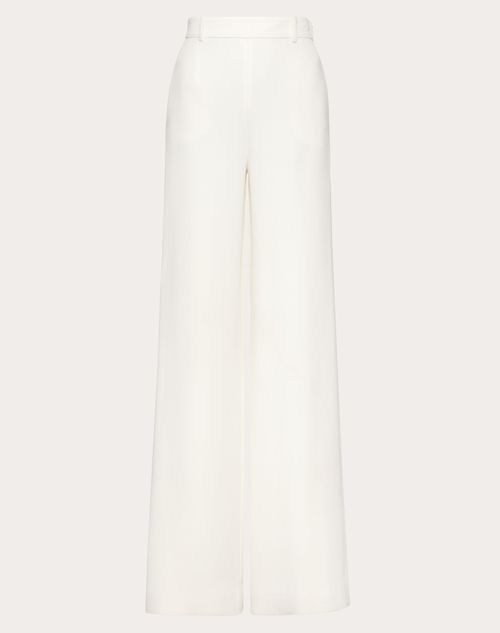 Valentino - Cady Couture Trousers - Ivory - Woman - Pants And Shorts