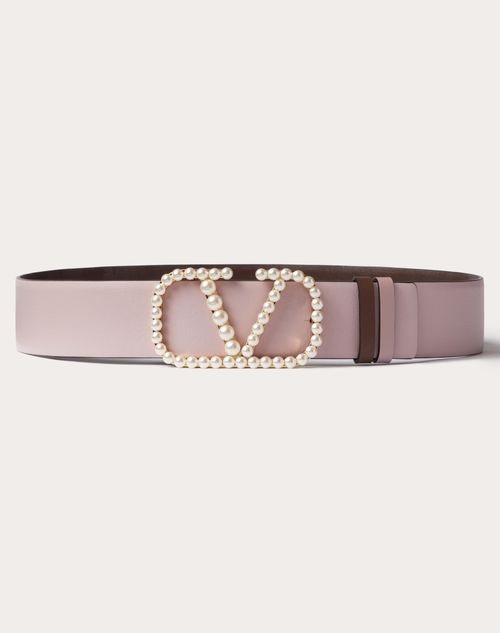 Valentino Garavani Women's Vlogo Buckle Belt - Brown - Belts