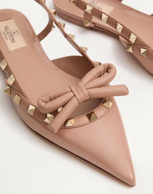 ロックスタッズ ボウ エナメル スリングバックバレリーナ for ロックスタッズ ボウ エナメル スリングバックバレリーナ for