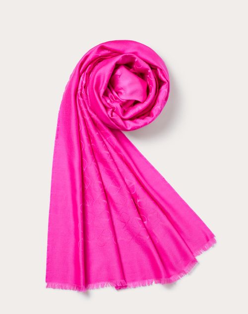 Pink Cashmere Scarf/Shawl Stole: 70 x 200 Cms