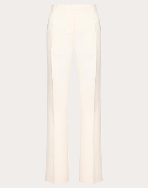 Valentino - Crepe Couture Pants - Ivory - Woman - Pants And Shorts