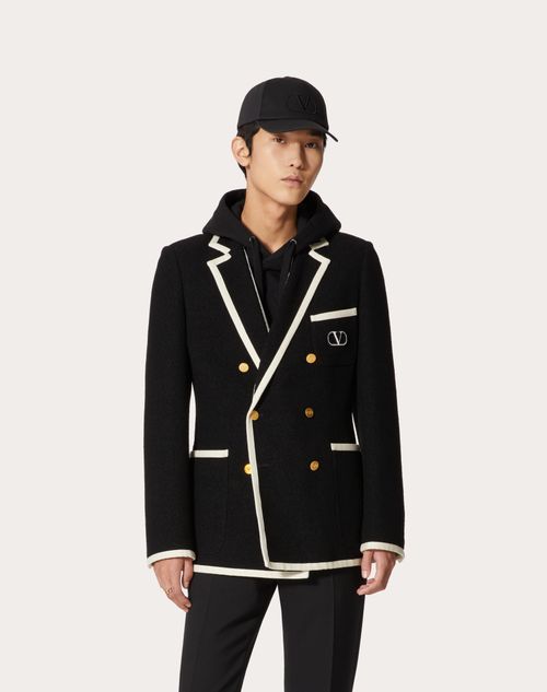 Buy Louis Vuitton Uniformes Black Blazer Jacket Gold Button Size Online in  India 