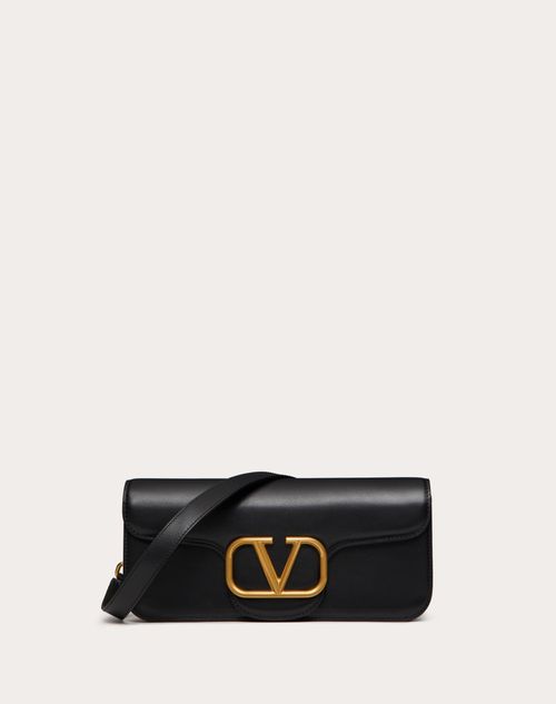 VALENTINO Vltn Printed Leather Crossbody Bag for Men