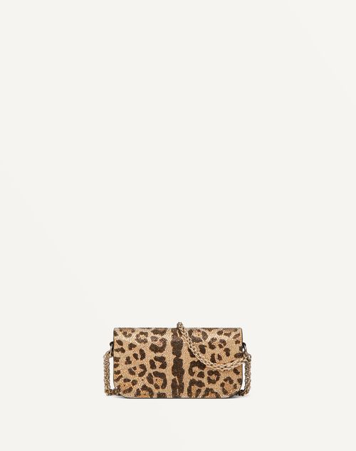 Valentino leopard online clutch