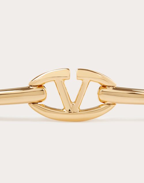 Valentino Garavani - Metal Choker Vlogo The Bold Edition - Gold - Woman - Jewels - Accessories