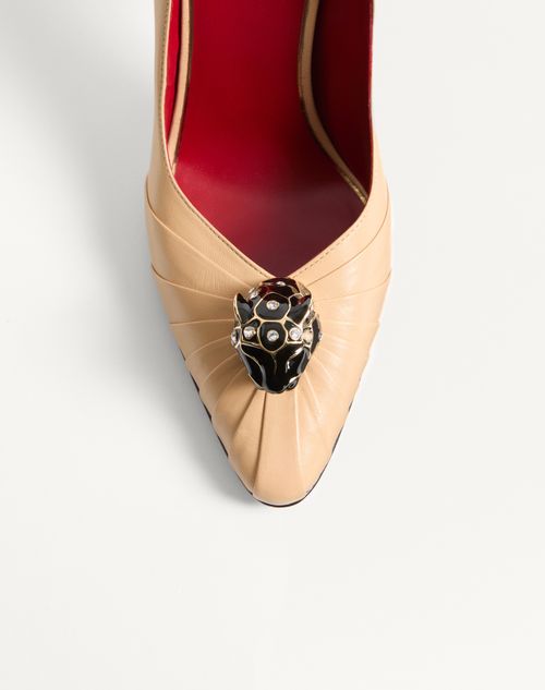 Valentino Garavani - Panthea Goatskin Pumps 105mm - Desert Beige - Woman - Pumps