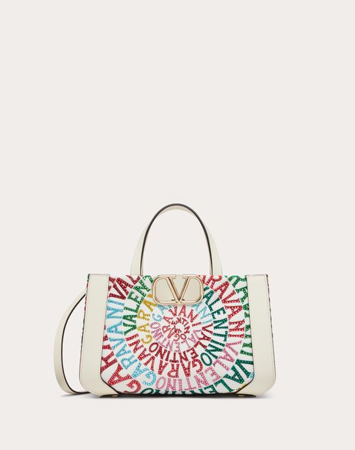 Valentino Garavani - Small Valentino Garavani Escape Handbag With Rhinestones - Multicolour - Woman - Bags