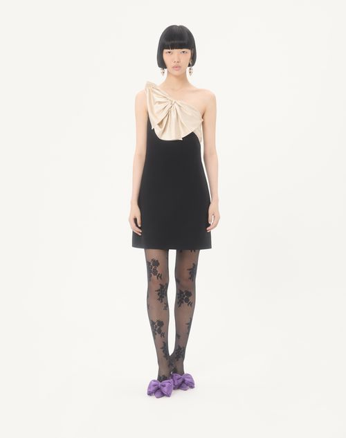Valentino - Crepe Couture Short Dress - Black - Woman - Ready To Wear