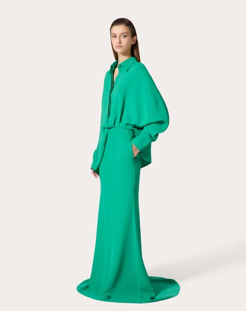 Valentino - Cady Couture Gown - Green - Woman - Dresses
