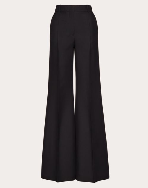 Valentino - Crepe Couture Pants - Black - Woman - Pants