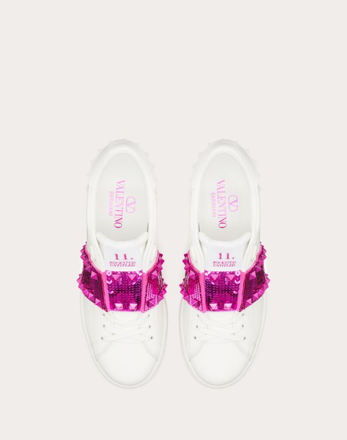 Valentino Garavani Open Disco 85mm wedge sneakers - White