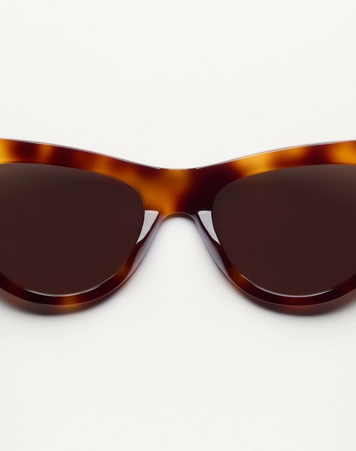 Valentino - Cat-eye Acetate Eyewear - Havana/brown - Woman - Eyewear