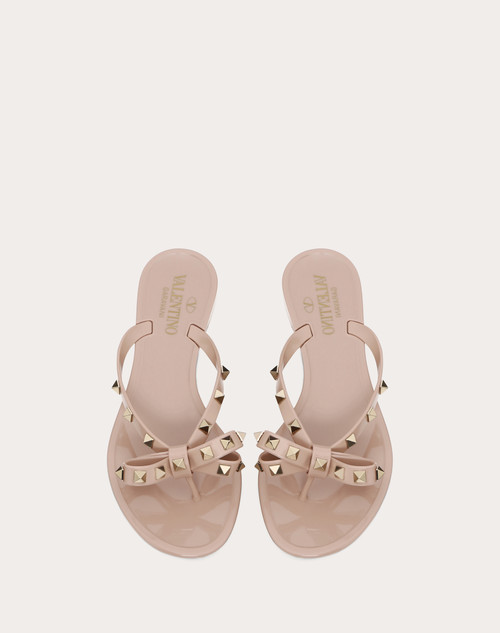 Rockstud PVC thong sandals