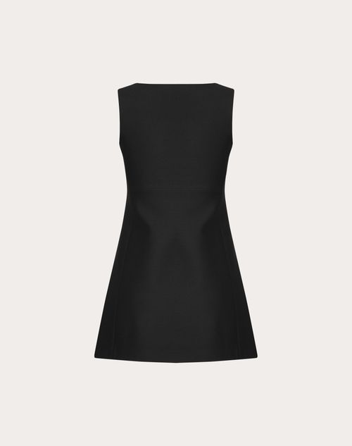 Valentino - Crepe Couture Kleid - Schwarz - Frau - Damen Sale-kleidung