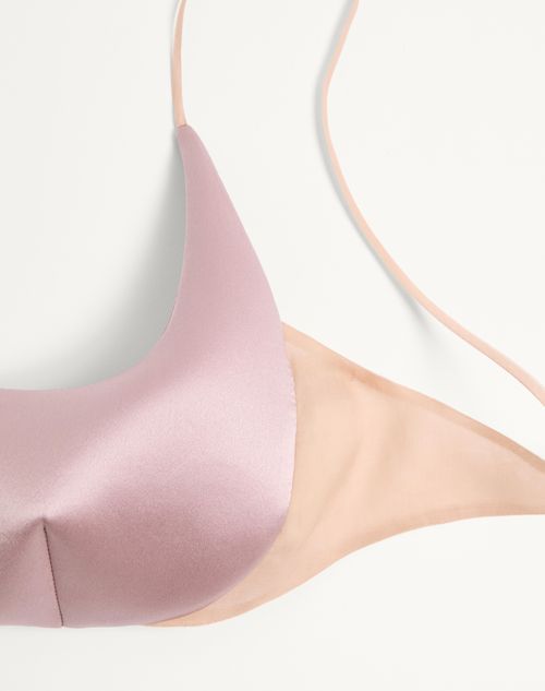 Valentino - Duchesse Bra Top - Mauve - Woman - Shirts And Tops