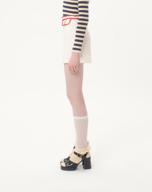  - Ivory/red