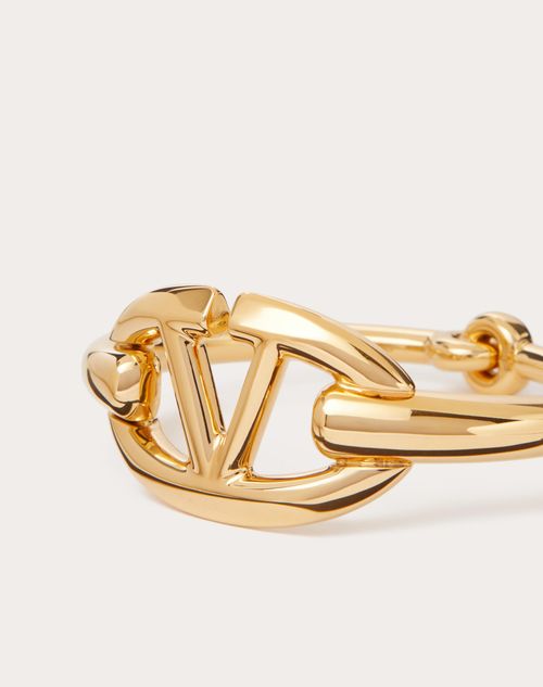 Valentino Garavani - Vlogo Metal Signature Bangle - Gold - Woman - Accessories