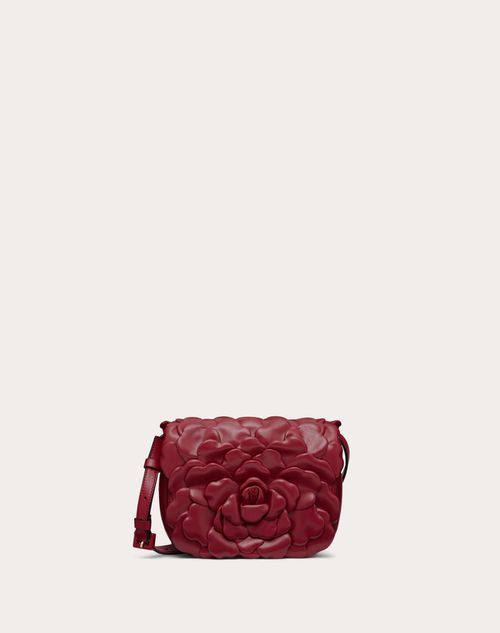 Valentino Garavani - Small Valentino Garavani 03 Rose Edition Atelier Bag With Shoulder Strap - Cherry - Woman - Woman Bags & Accessories Sale
