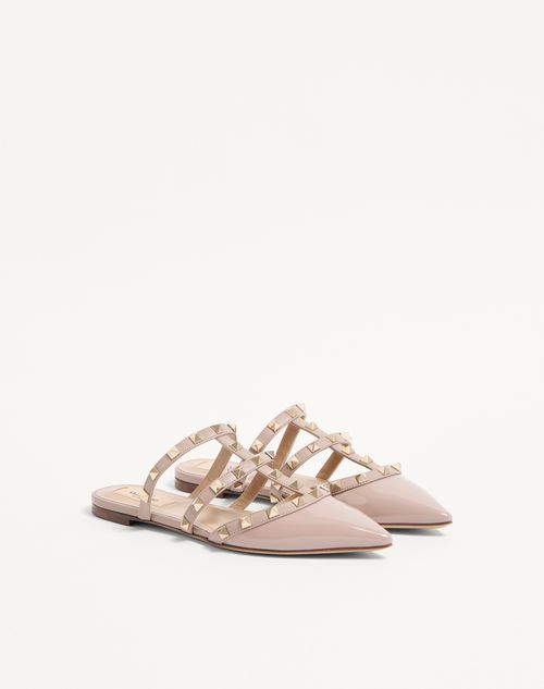 美品　ヴァレンティノ　VALENTINO　ロックスタッズエナメル　35.5 ロックスタッズ エナメル ミュール for ウィメンズ インチ