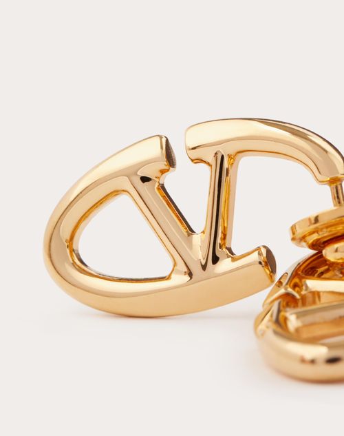 Valentino Garavani - Vlogo The Bold Edition Metal Earrings - Gold - Woman - New Arrivals